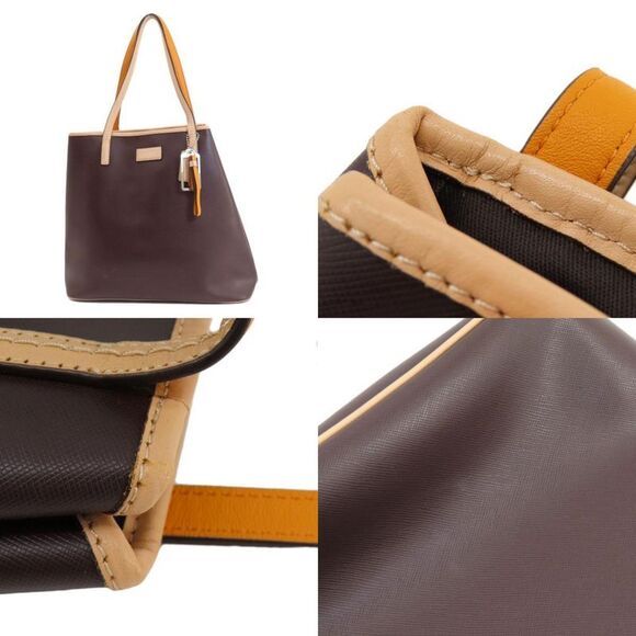 Coach Brown Leather Tote Bag (Pre-Owned) - Picture 7 of 11